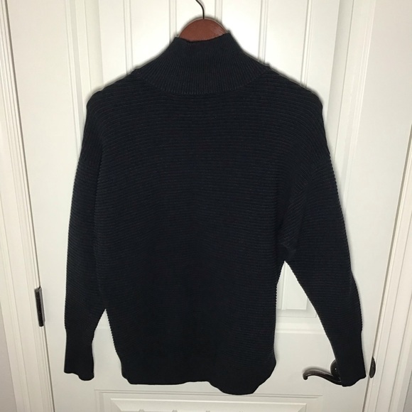 Aerie Offline Oversized Black Ribbed Pullover Size Small. - Picture 6 of 9